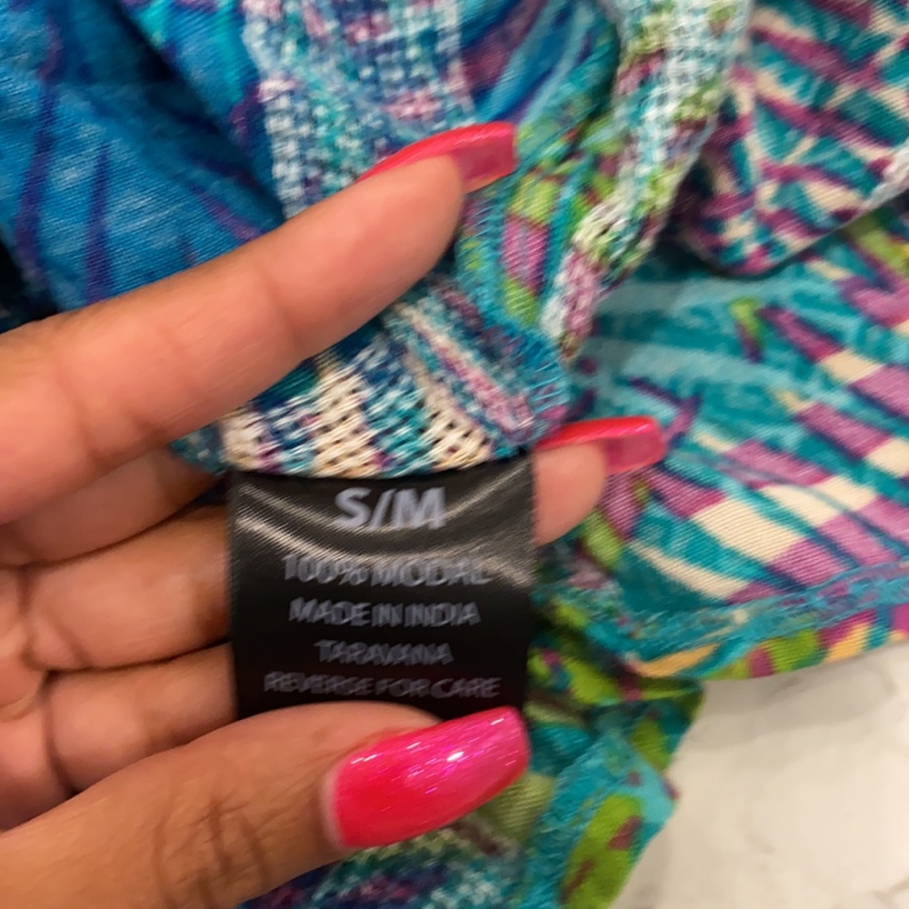 Floral strapless dress with built in shorts 💚 - Picture 6 of 6